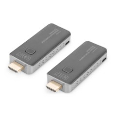 Przedłużacz/Extender HDMI prezentacyjny, bezprzewodowy 50m 1080p 60Hz 5GHz (zestaw)  DS-55319