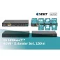 Przedłużacz/Extender HDMI HDBaseT 150m Cat.5e/6/7 4K 60Hz PoC (Power over Cable) IR audio (zestaw)  DS-55508