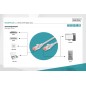 patch cord RJ45/RJ45 S/FTP kat. 6 10,0m AWG 26/7 LS0H szary DK-1644-100 Digitus Professional