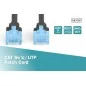 Kabel krosowy (patch cord) RJ45-RJ45, kat.5e, U/UTP, AWG 26/7, PVC, 10m, czarny DK-1512-100/BL