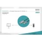 Kabel adapter PREMIUM DisplayPort - HDMI 8K 60Hz DP/HDMI M/M 1m DB-340305-010-S