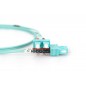 Kabel krosowy (patch cord) światłowodowy SC/SC, dplx, MM 50/125, OM3, LSOH, 5m, turkusowy DK-2522-05/3