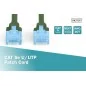 Kabel krosowy (patch cord) RJ45-RJ45, kat.5e, U/UTP, AWG 26/7, PVC, 15m, zielony DK-1512-150/G  Wyprzedaż !