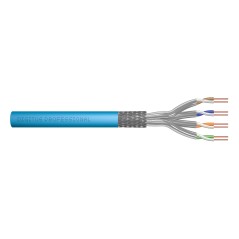 Kabel instalacyjny DIGITUS kat.6A, S/FTP, Eca, AWG 23/1, LSOH, 100m, niebieski DK-1641-A-VH-1