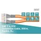 Kabel instalacyjny DIGITUS kat.7, S/FTP, Dca, AWG 23/1, LSOH, 500m, pomarańczowy, szpula DK-1743-VH-D-5