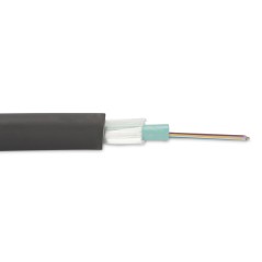 Kabel światłowodowy zewnętrzny SM 12 włókien 9/125 OS2 G652D, Fca, PE, 1500N, czarny DK-B3912-O-SC-1