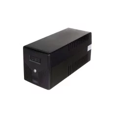 Zasilacz awaryjny UPS Line-Ineractive LED, 1000VA/600W2x12V/7Ah, AVR, 4xSCHUKO, USB, RS232, RJ45 DN-170065