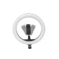Lampa pierścieniowa LED RING 10" wysuwany statyw, uchyt na telefon, pilot, USB 2m DA-20311