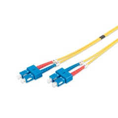 patch cord światłowodowy SC/SC duplex SM 9/125 OS2 5,0m LS0H żółty DK-2922-05 Digitus Professional