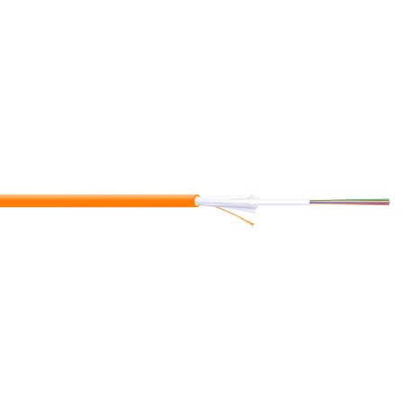 Kabel światłowodowy uniwersalny MM 8 włókien OM2 50/125, Dca, LSOH, 1500N, pomarańczowy, A/I-DQ(ZN)BH DK-35081-U/OR