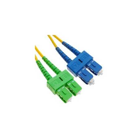 Kabel krosowy (patch cord) światłowodowy SC APC/SC, dplx, SM 9/125, OS2, LSOH, 2m, żółty DK-292SCA2SC-02