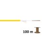 Kabel światłowodowy uniwersalny SM 8 włókien 9/125 OS2 G652D, Dca, LSOH, 1500N, żółty DK-B3908-SC-Y Szpula 100m