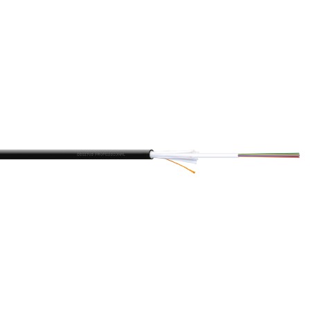 Kabel światłowodowy zewnętrzny SM 24 włókna 9/125 OS2 G652D, Fca PE, 1500N, czarny DK-B3924-O-SC-3