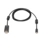 Kabel USB C/HDMI M/M czarny 5m USB 3.1 SuperSpeed+ 4K 60Hz AK-300330-050-S