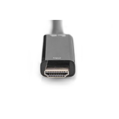 Kabel adapter HDMI 4K 30Hz na DisplayPort i USB A 0,2m AK-330101-002-S