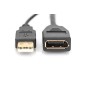 Kabel adapter HDMI 4K 30Hz na DisplayPort i USB A 0,2m AK-330101-002-S