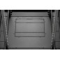 Szafa sieciowa stojąca Hyper Pro 19" 42U rack 800x800, drzwi przód szyba, czarny, 1000kg DN-51013-B
