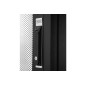 Szafa sieciowa stojąca Hyper Pro 19" 42U rack 800x800, drzwi przód szyba, czarny, 1000kg DN-51013-B