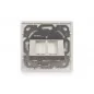 ramka kątowa + support 2x Keystone, 80x80mm p/kurz. opis., biały DN-93801-1 Digitus Professional