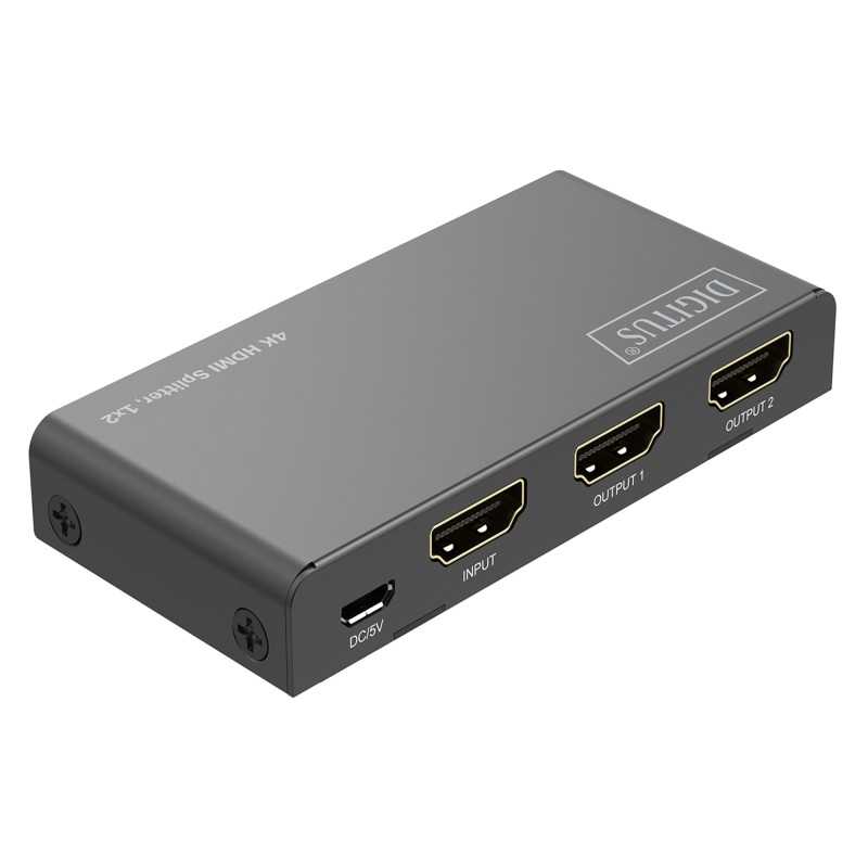 Splitter HDMI 1x2, 4K/60Hz HDCP 2.3, EDID Control DS-55336