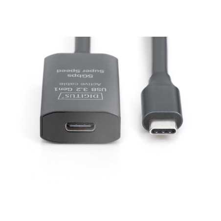 Kabel przedłużający aktywny, USB 3.2 Gen1, 5Gbps, USB-C - USB-A, 5m DA-73108