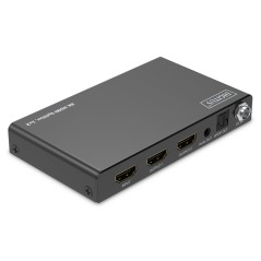 Rozdzielacz / Splitter HDMI 1x2, 8K/60Hz (4:4:4) z HDR, 48 Gbps, HDCP 2.3. Toslink / Stereo, EDID DS-55339