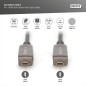 Kabel hybrydowy AOC HDMI 2.0 Premium High Speed Ethernet 4K60Hz UHD HDMI D/A HDMI D/A M/M czarny AK-330127-100-S