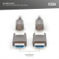 Kabel hybrydowy AOC HDMI 2.0 Premium High Speed Ethernet 4K60Hz UHD HDMI D/A HDMI D/A M/M czarny AK-330127-100-S