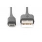 Kabel połączeniowy USB 2.0 HighSpeed Typ USB A/microUSB B M/M czarny 3m AK-300110-030-S Assmann