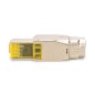 Wtyk modularny RJ45 kat.6A, PoE++, 10GbE, ekranowany, metalowy, beznarzędziowy, AWG 27-22,linka/drut DN-93638