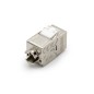 Moduł (gniazdo) Keystone RJ45 (8P8C) kat.6A, STP, ekranowany, beznarzędziowy, osłona przeciwpyłowa DN-93615-D