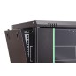Szafa sieciowa wisząca Dynamic 19" 7U rack 600x450, drzwi szyba, czarny, niezłożona, 60kg DN-37101