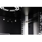 Szafa sieciowa wisząca Dynamic 19" 7U rack 600x450, drzwi szyba, czarny, niezłożona, 60kg DN-37101