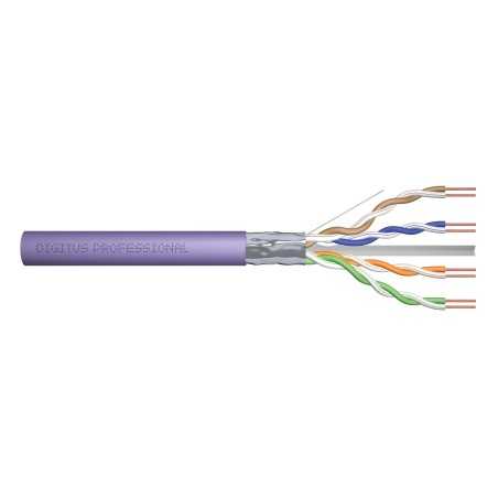 Kabel instalacyjny DIGITUS kat.6, F/UTP, B2ca, AWG 23/1, LSOH, 100m, fioletowy DK-1626-VH-1