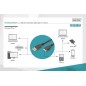 Kabel połączeniowy USB 3.0 SuperSpeed Typ USB A/microUSB B M/M czarny 1m AK-300116-010-S Assmann