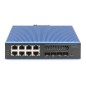 DIGITUS Przemysłowy 8 + 4 porty 10G uplink L3 zarządzany przełącznik Gigabit Ethernet PoE DN-651161