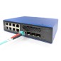 DIGITUS Przemysłowy 8 + 4 porty 10G uplink L3 zarządzany przełącznik Gigabit Ethernet PoE DN-651161