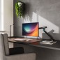 Ramię biurkowe pojedyncze z zaciskiem i sprężyną mechaniczną 1x LCD max. 35" 10kg VESA: 75x75, 100 Czarne DA-90469