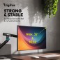 Ramię biurkowe pojedyncze z zaciskiem i sprężyną mechaniczną 1x LCD max. 35" 10kg VESA: 75x75, 100 Czarne DA-90469 Ramię biurkowe pojedyncze z zaciskiem i sprężyną mechaniczną 1x LCD max. 35" 10kg VESA: 75x75, 100 Czarne DA-90469