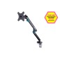 Ramię biurkowe pojedyncze z zaciskiem i sprężyną mechaniczną 1x LCD max. 35" 10kg VESA: 75x75, 100 Czarne DA-90469