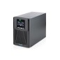 Zasilacz awaryjny UPS Online Tower 19" LCD 1000VA/1000W 2x12V/9Ah 4xC13 1xC14 USB RS232 RJ45 GŁ.293mm DN-170130